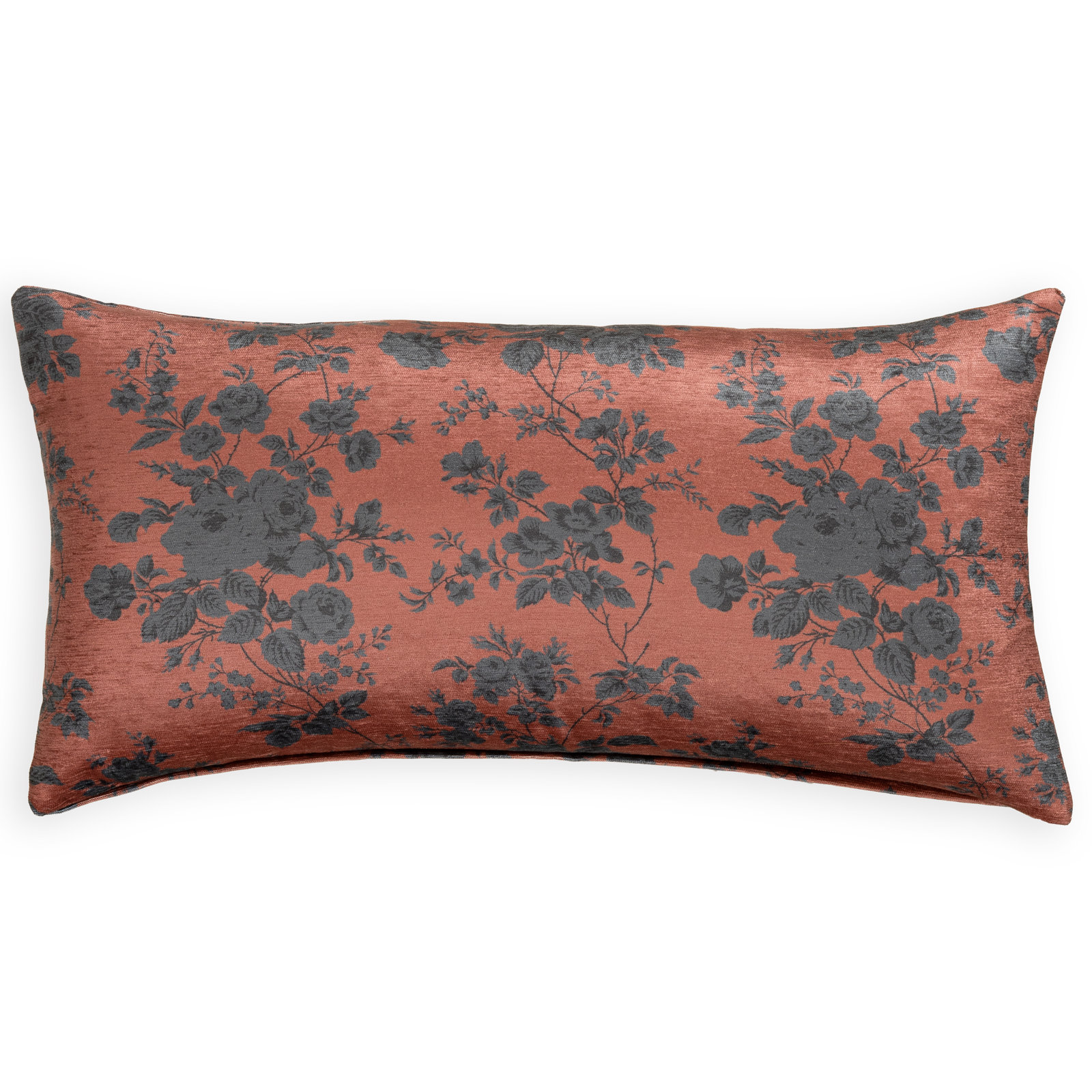 39" x 30" Pillow Cover and Insert, Rust, Polyfill, 21" x 12"