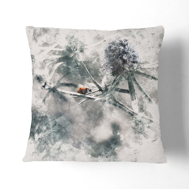 Square Cushion, 40cm H x 40cm W x 15cm D, Black