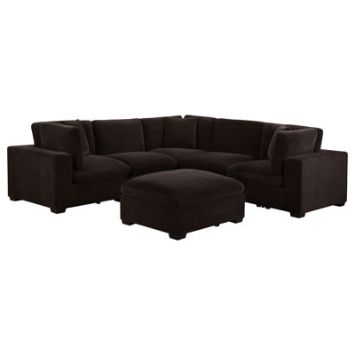 Canapé modulaire rembourré 6 pièces Hainsworth