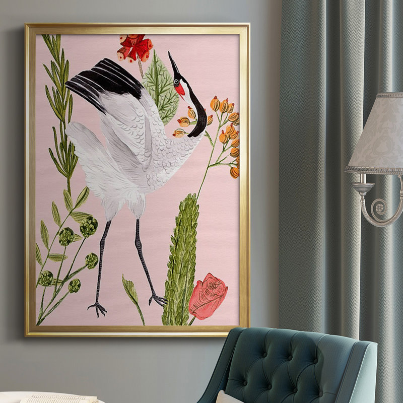 Birds In Motion VI " Birds In Motion VI " Painting Print, Gold, 30.5" H x 22.5" W x 1.25" D