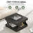 Farmhouse Square Coffee Table With Storage-1138799961