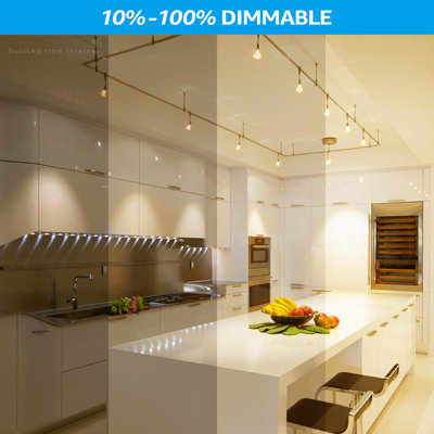 4.5W (50W Eqv.) MR16 LED Light Bulbs, Daylight 5000K, Dimmable Recessed Track Lighting Bulbs, UL Listed, GU10/Bi-pin Base