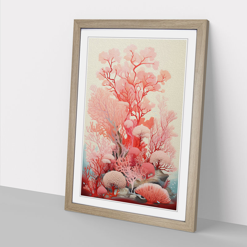 Single Picture Frame Print on Wood, Oak Framed, 64cm H x 46cm W