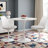 Modholic Tulip Swivel Side Chair, White-929971210-873244887