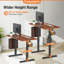 IMGadgets Bureau de travail électrique à hauteur ajustable 55 x 24 pouces 2024, 5ème génération, moteur silencieux, siège ergonomique, bureau à domicile avec boutons à mémoire de hauteur, présentoir, 2 supports (Bourbon)-112608351