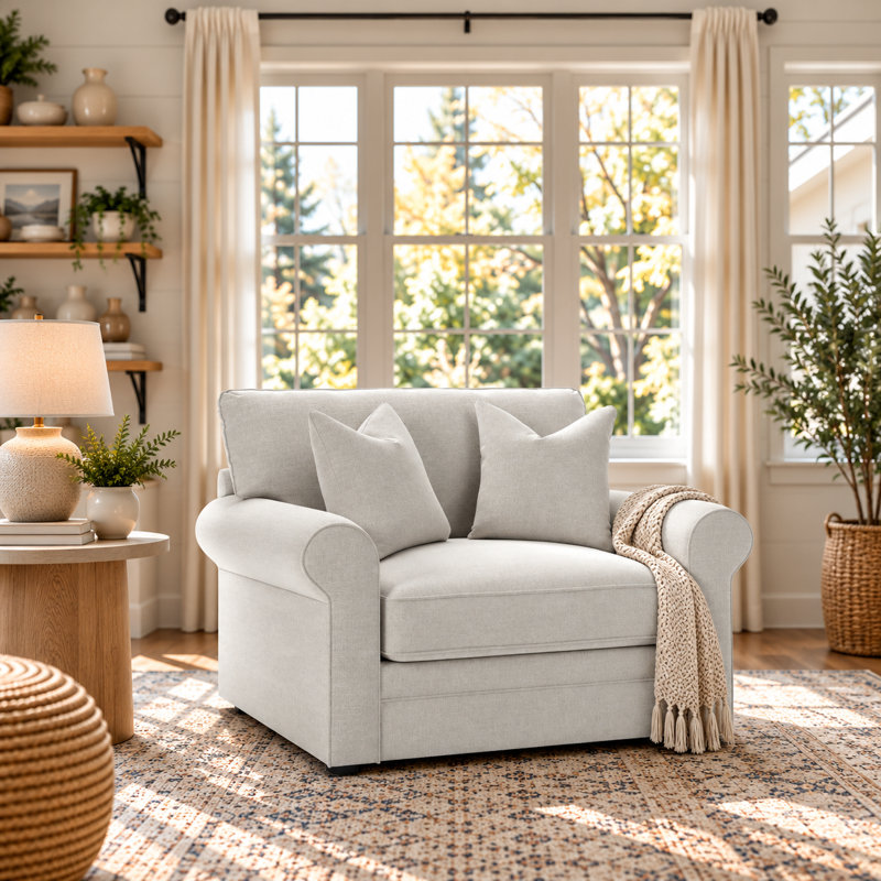 Comfy Chair And A Half, Ivoire Drusky