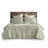 100% Egyptian Cotton Sage Sateen 4-Piece King Sheet Set-114642900-114642901