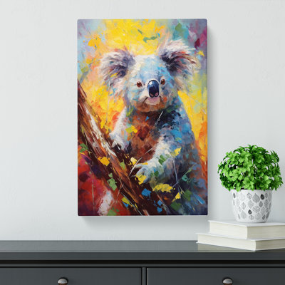 Koala Bear Impressionism - No Frame Print