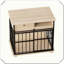 Caisse en bois pour chien avec cage pour chien de taille moyenne à grande-1720225145
