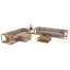 Outdoor 7 - Piece Teak Conversation Set