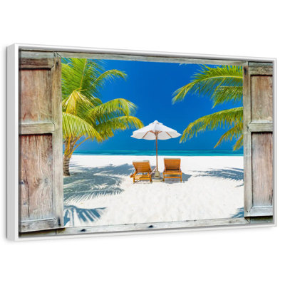 Window To Maldives Shore