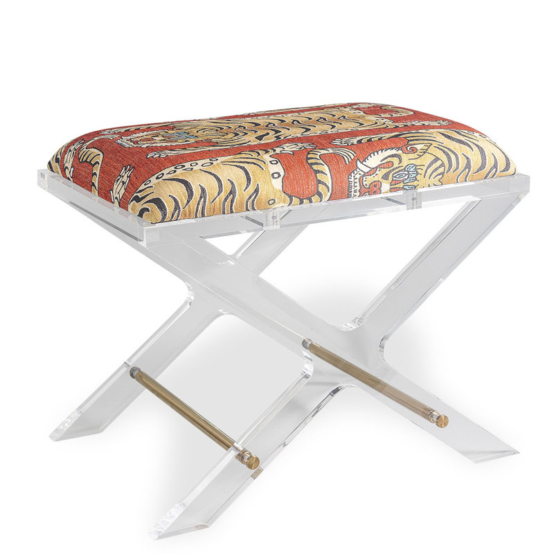 Delano Upholstered Dining Bench, Tiger.