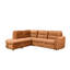  Canapé-lit modulaire avec méridienne Hudson, orange brûlé-841700864-841700870