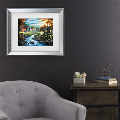 Chuck Black «Country Living», art encadré mat