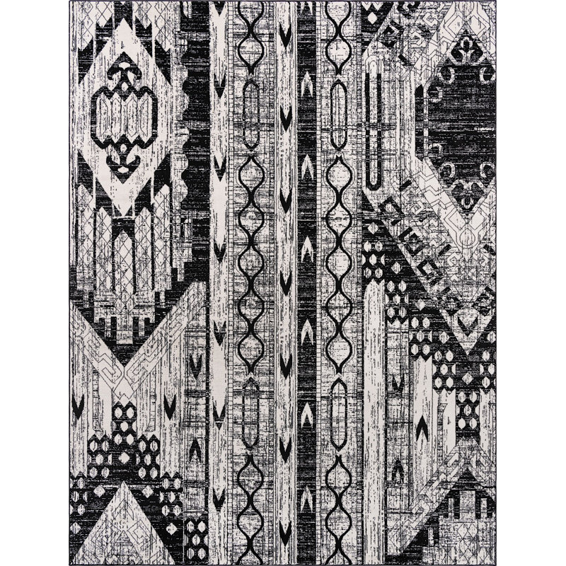 Wenden Ikat Indoor Rug, Rectangle 10' x 13'