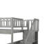 Lit superposé simple au-dessus d'un lit double avec lit gigogne Stager par Laurel Foundry Modern Farmhouse®-336285390