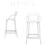 Tabouret de comptoir 26 po
