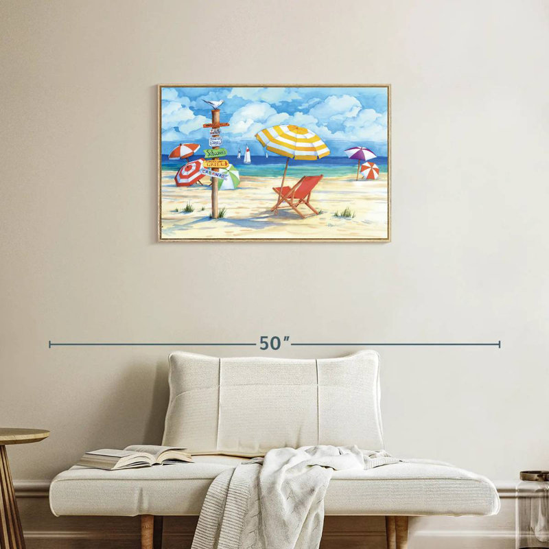 Parasols Lind Stockholm, Cadre flottant en bois naturel, 31 po x 21 po