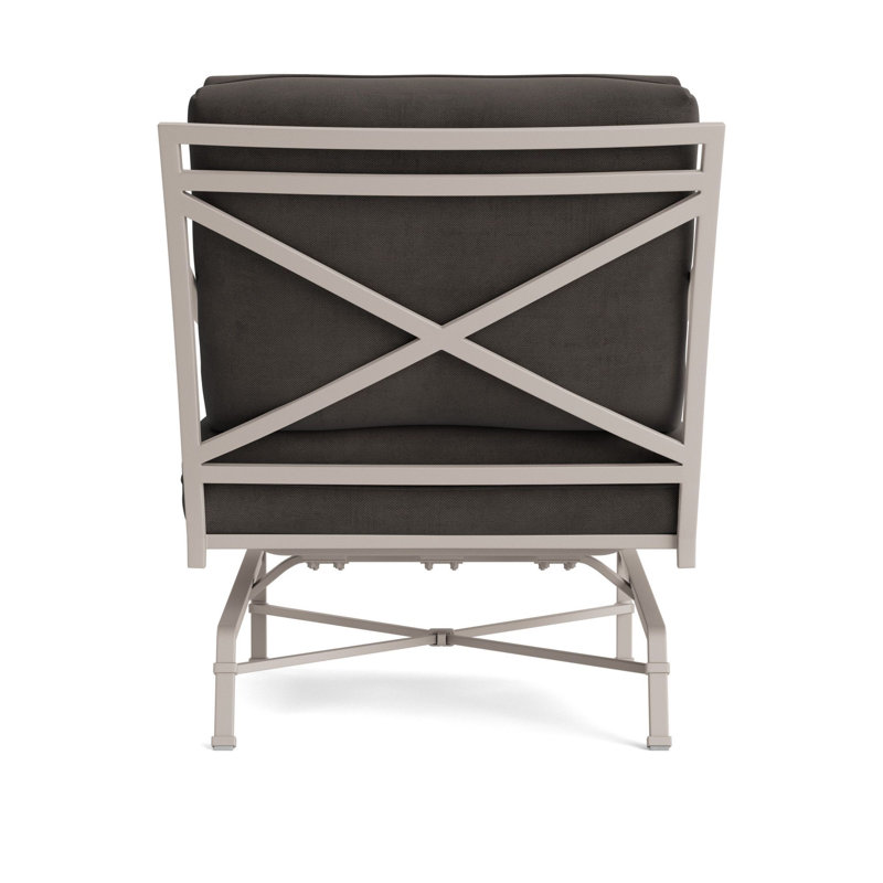 Venetian Outdoor Lounge Chair, Fusion Charcoal, Dove Smooth