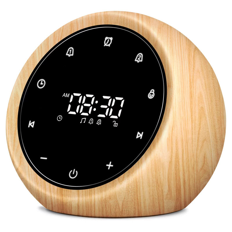 Alarm Clock, 20 Soothing Sounds,Adjustable Volume,5 Timer and Memory Function