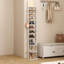 10 Tier Shoe Rack, Shoe Tower for Small Spaces-2099508539