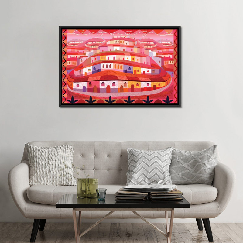 « little sonora », impression sur toile, H 18 po x l 26 po x P 1,5 po, Toile avec cadre noir, Pas de tapis