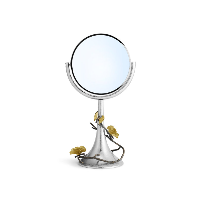 Butterfly Ginkgo Flat Metal Mirror