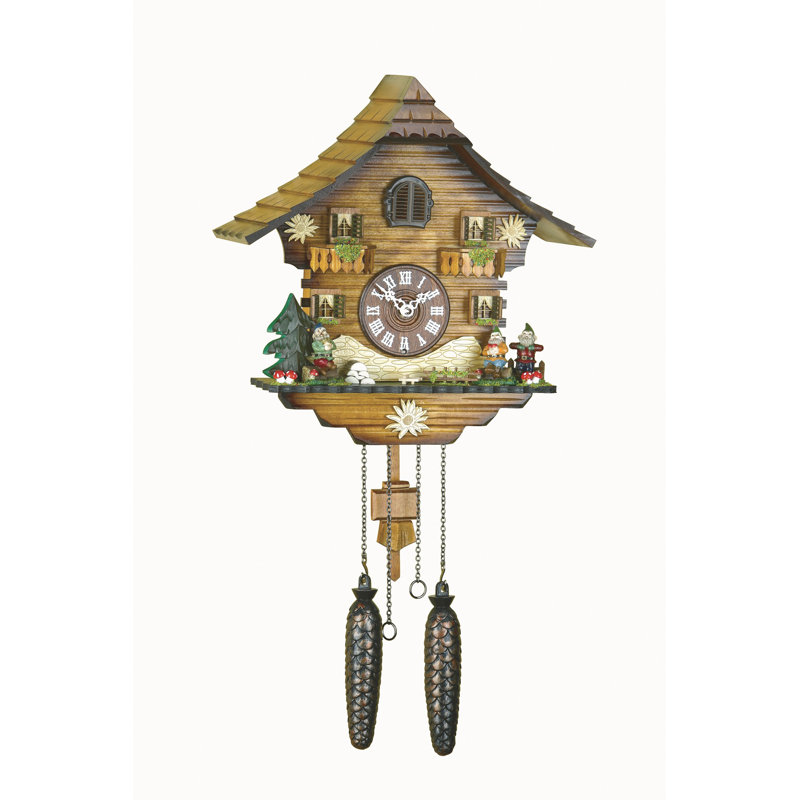 Sessoms Wood Wall Clock
