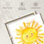 Aquarelle soleil sur toile-1671885261