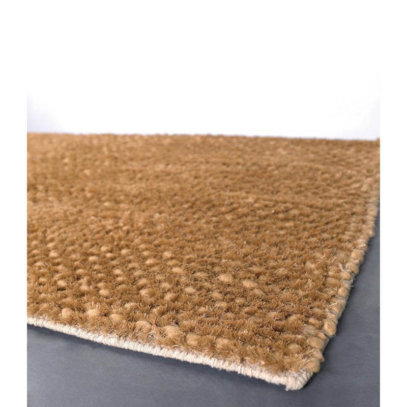 Strata White Area Rug, Brown/Tan, Rectangle 9' x 13'