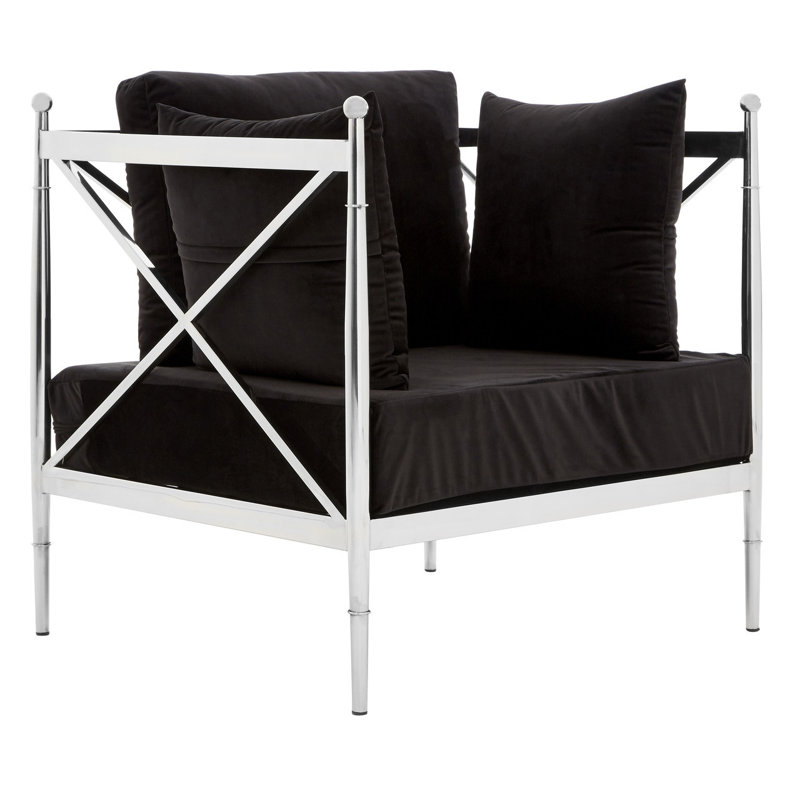 Ames Velvet Armchair