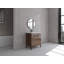 Meuble-lavabo simple avec comptoir Brexli 30