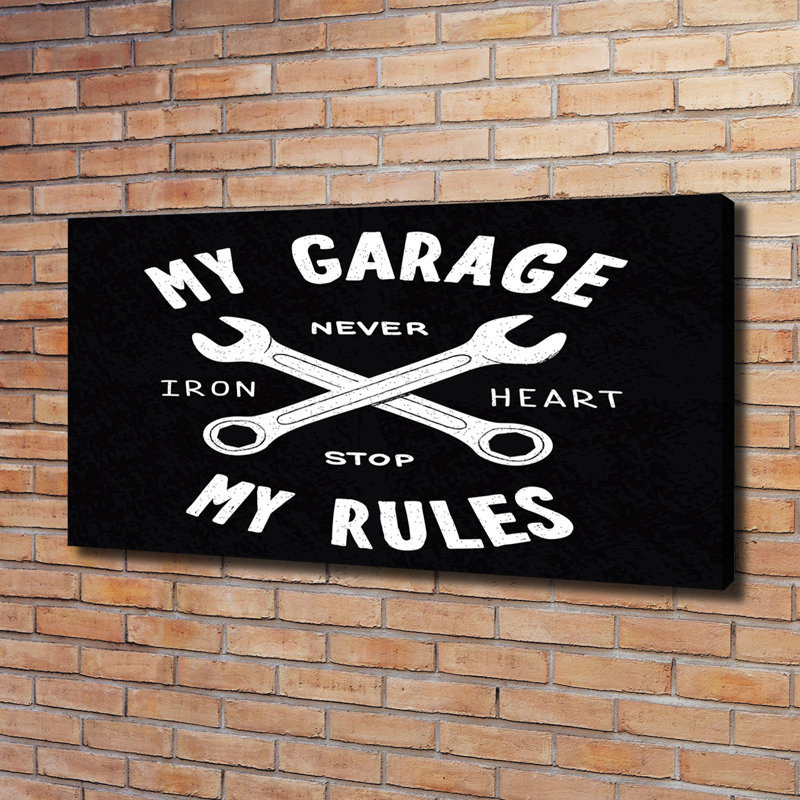 My Garage - Wrapped Canvas Print