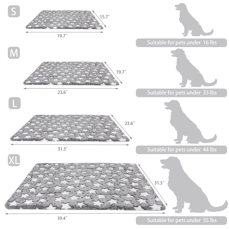 Tapis confortable pour animaux Montegue, Grand (l 31,5 po x P 23,62 po x H 1 po)