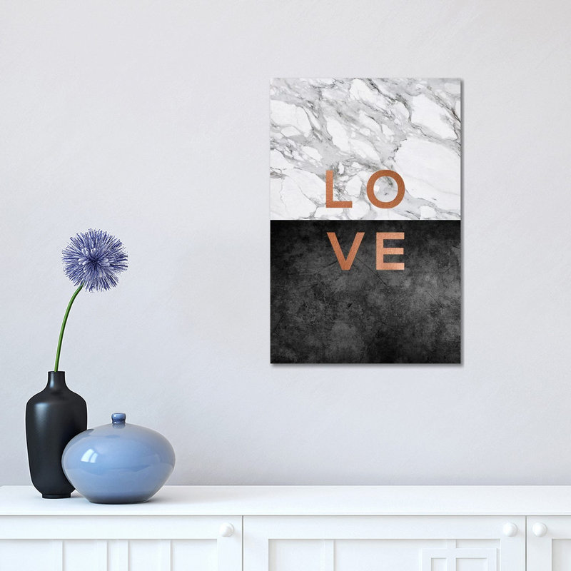 Love Copper by Orara Studio - Wrapped Canvas Print, 45.72cm H x 30.48cm W x 1.91cm D