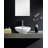 Modern Ceramic Circular Vessel Bathroom Sink with Overflow