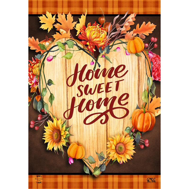 Drapeau Fall Home Sweet Home