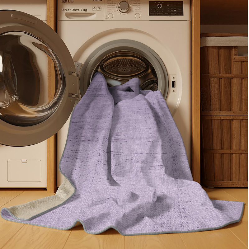 Tapis rose lavable à la machine, Tapis de couloir 2 pi x 5 pi