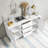 Sideboard with Wave Design - 3 Adjustable Shelves, 3 Drawers & Soft-Close Doors-1092764253