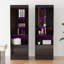 Bibliothèque de rangement standard à 5 niveaux H 71 po x l 23,6 po Melinde-1401565524