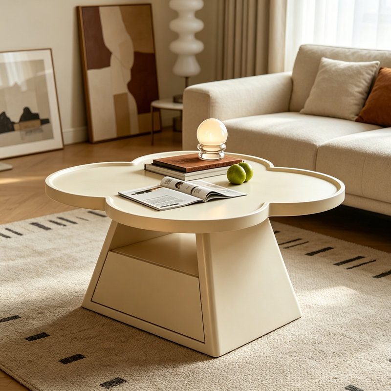 Cline, Blanc, H 15,74 po x L 27,55 po x l 27,55 po, Blanc