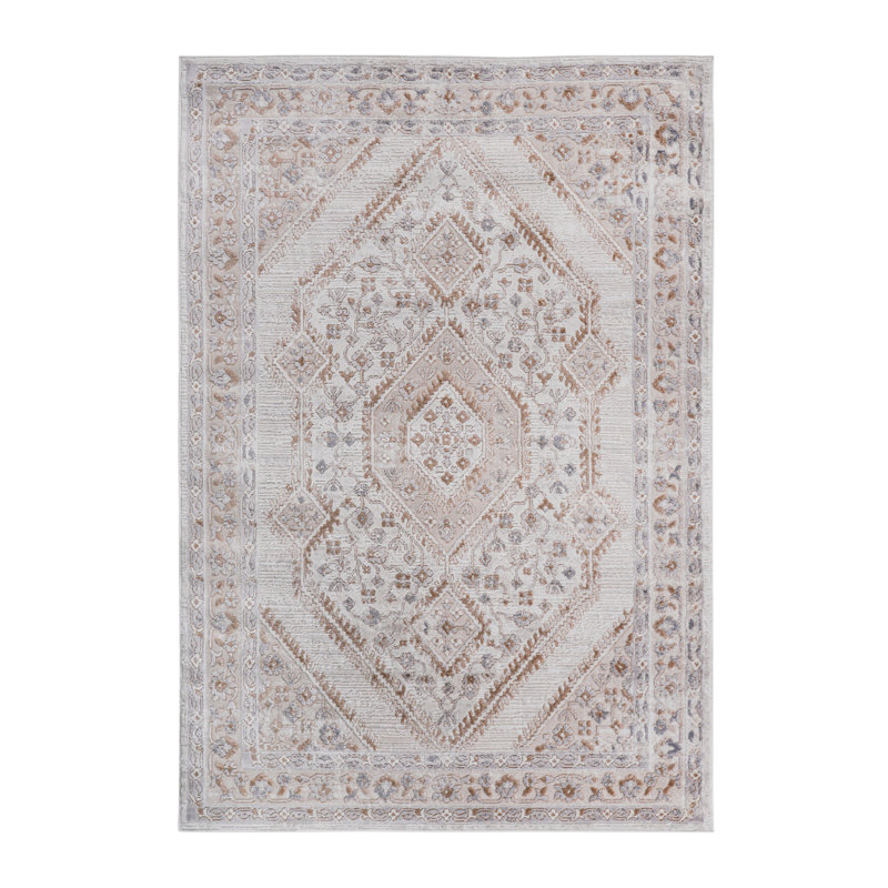 Tapis non pelucheux, élégant et résistant aux taches, Rectangle 2 pi x 3 pi