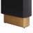 Modern Console Table With Vertical Ribbed Design - Compact Storage Functional Drawer