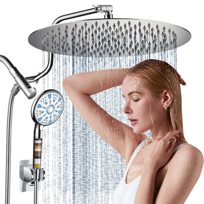 Luxurious Dual Shower Head Combination