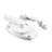 Sash Lock, 1-7/8 in. Hole Centers, Fits Single and Double Hung Windows, Diecast, White (Single Pack)