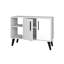 Buffet blanc 35 po à 4 tablettes Mid-Century Amsterdam
