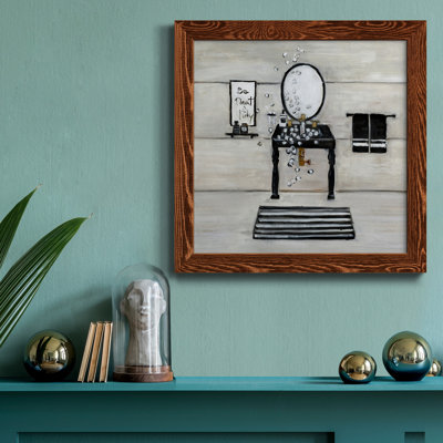 Cadre photo maison, reproduction carrée sur toile