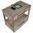 2-drawer Nightstand Bedside Table Washed Oak