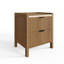 48cm W Manufactured Wood Bedside Table