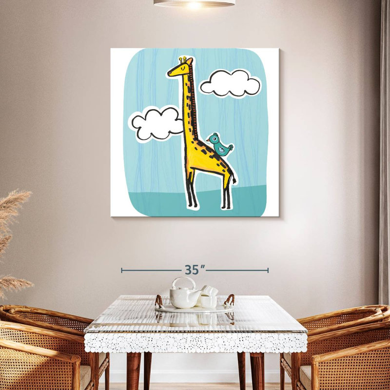 Ashelle Wild About You Giraffe, H 39 po x l 39 po